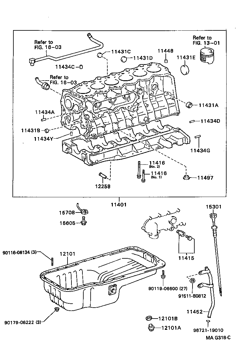  COASTER |  CYLINDER BLOCK