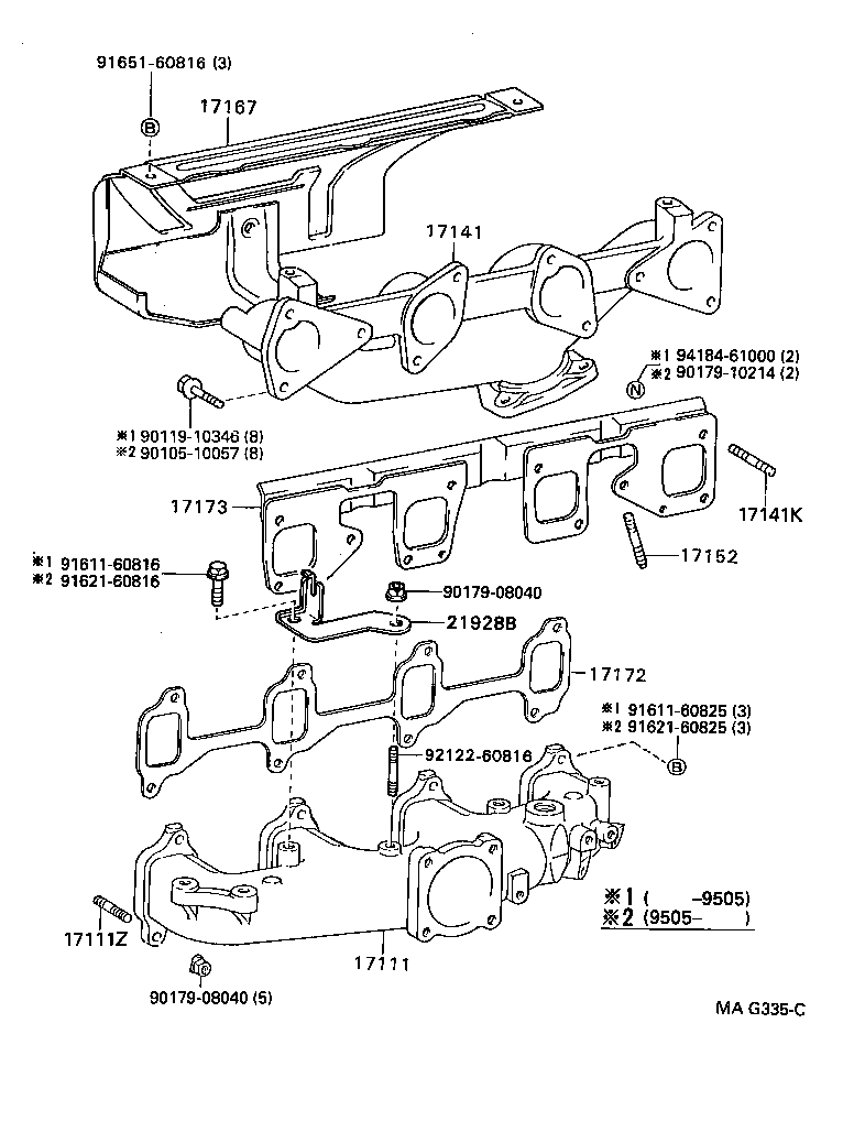  COASTER |  MANIFOLD