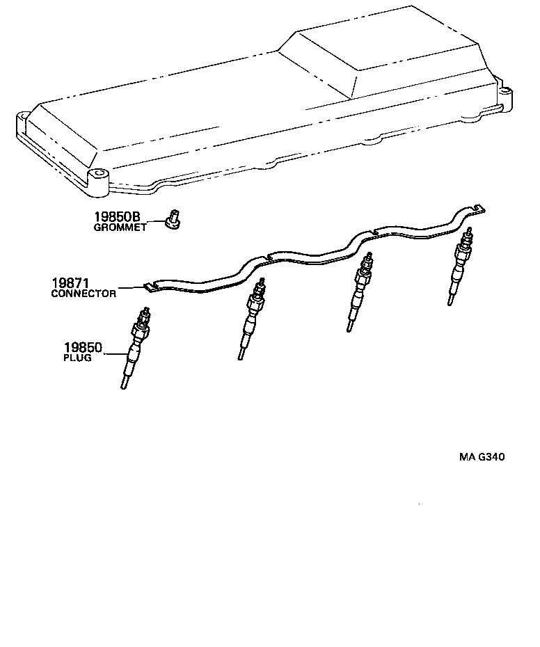  COASTER |  IGNITION COIL SPARK PLUG