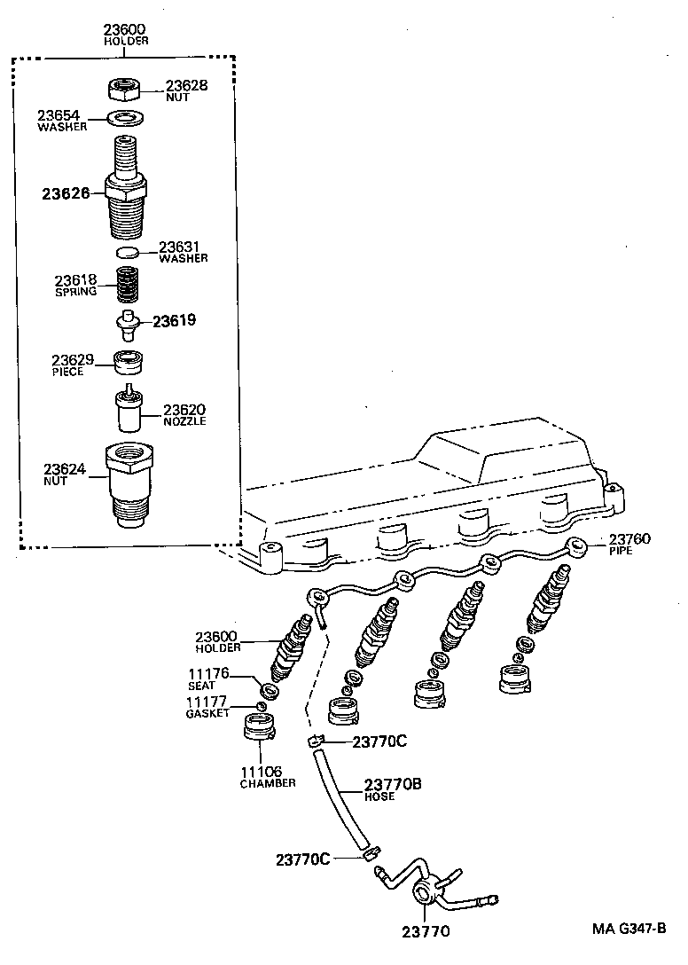  COASTER |  INJECTION NOZZLE