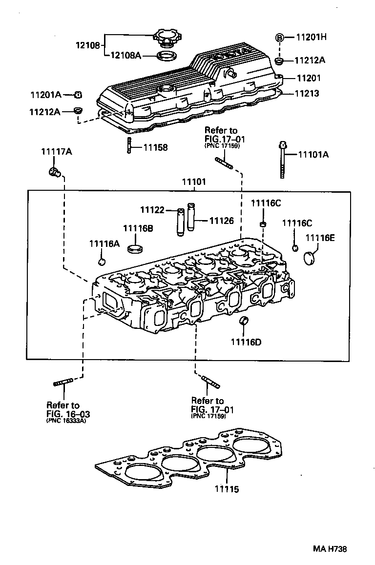  COASTER |  CYLINDER HEAD