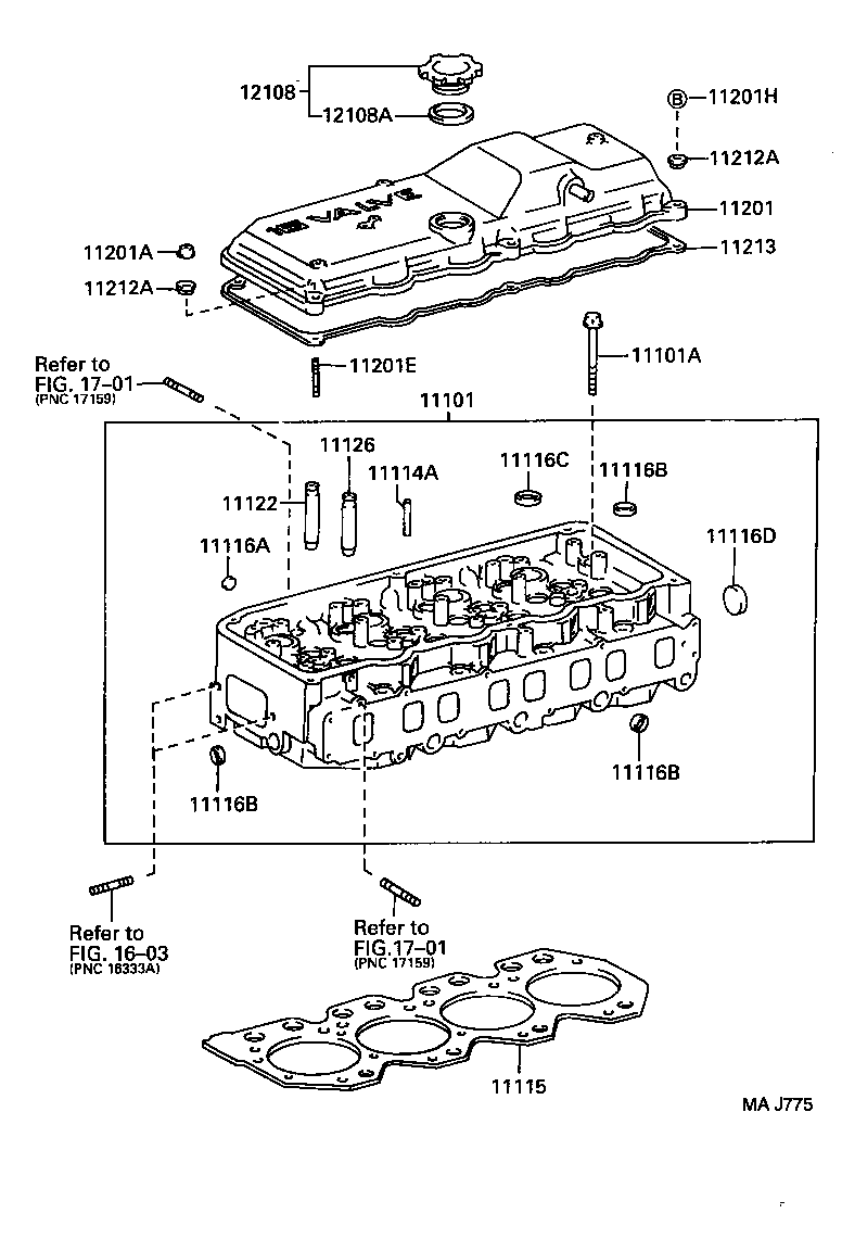  COASTER |  CYLINDER HEAD