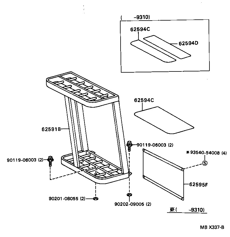  COASTER |  PROTECTOR PIPE ROLL BAR HANDRAIL