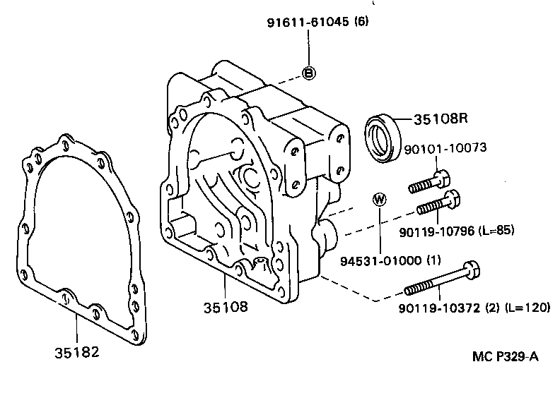  COASTER |  EXTENSION HOUSING ATM