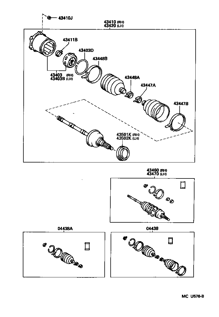  COASTER |  FRONT DRIVE SHAFT