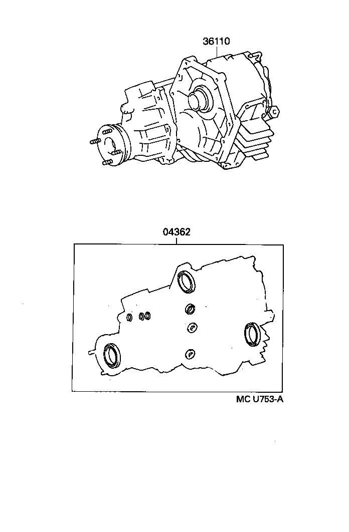  COASTER |  TRANSFER ASSEMBLY GASKET KIT
