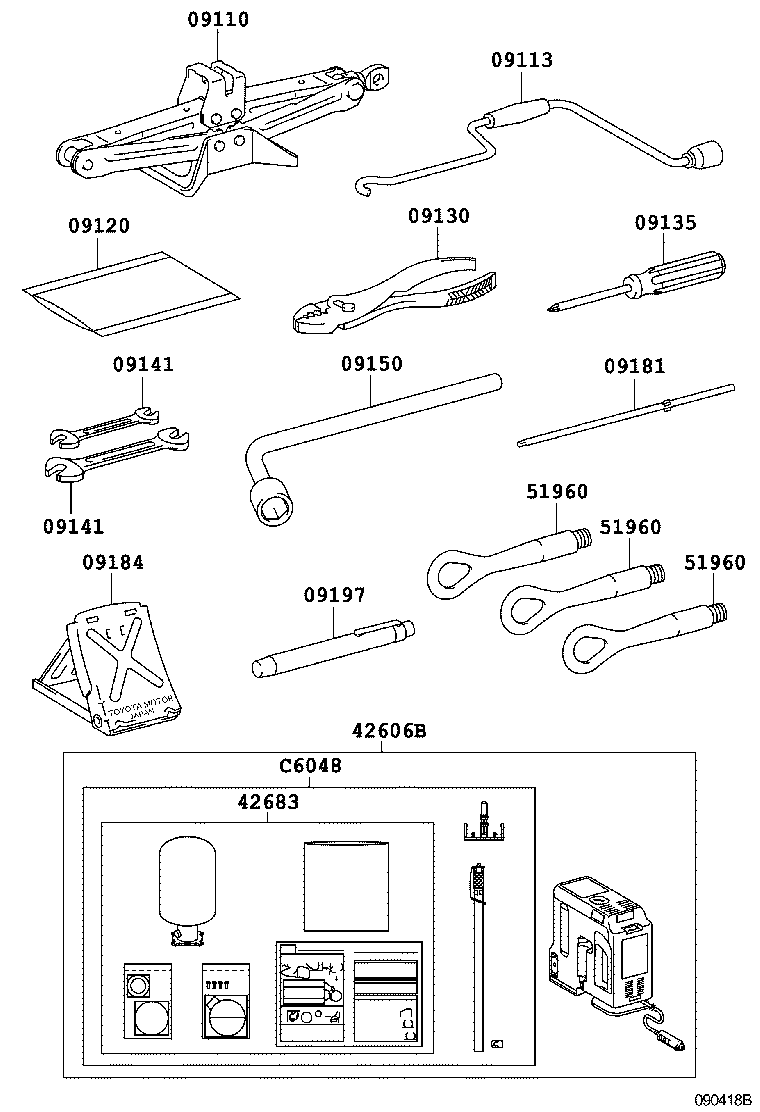  LS600H 600HL |  STANDARD TOOL