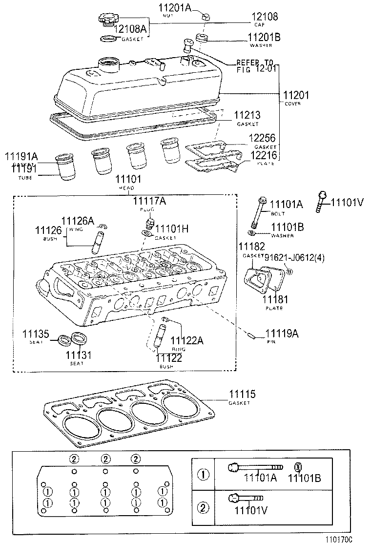  LITE TOWNACE NOAH V |  CYLINDER HEAD