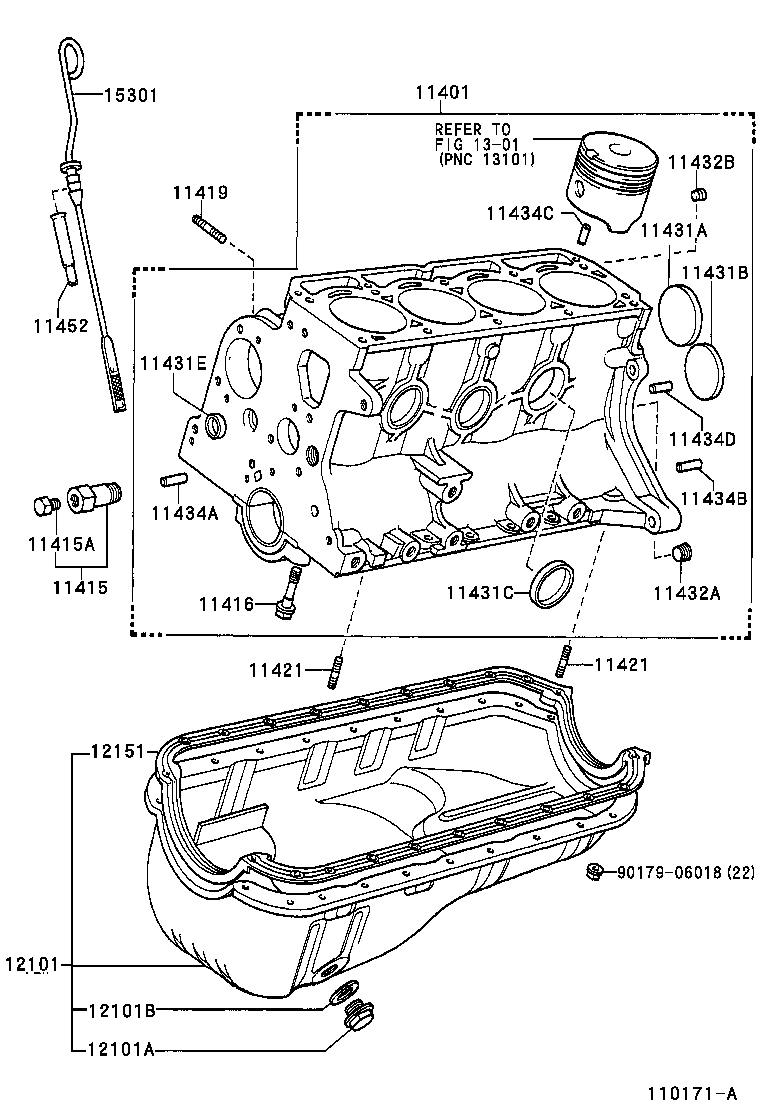  LITE TOWNACE NOAH V |  CYLINDER BLOCK