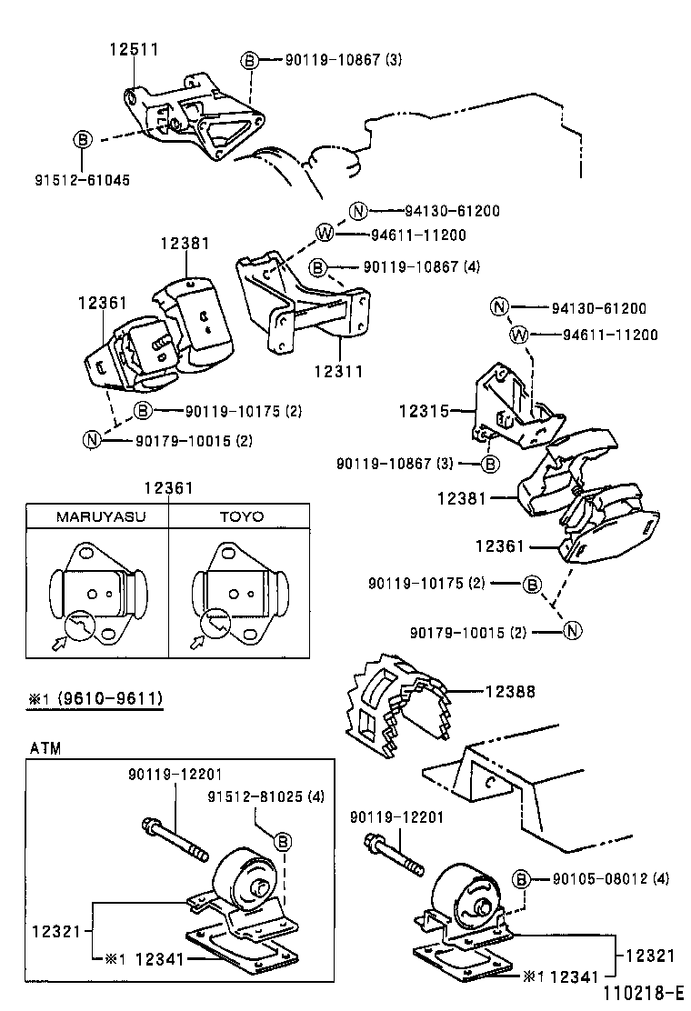  LITE TOWNACE NOAH V |  MOUNTING
