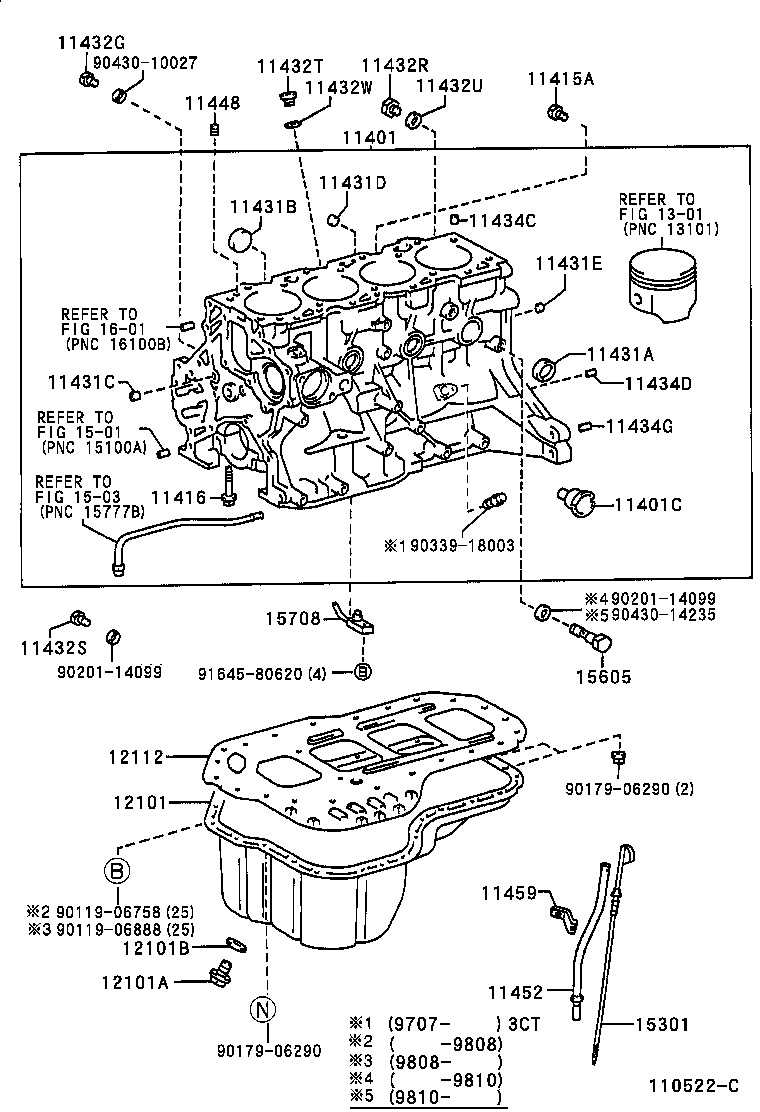  LITE TOWNACE NOAH V |  CYLINDER BLOCK