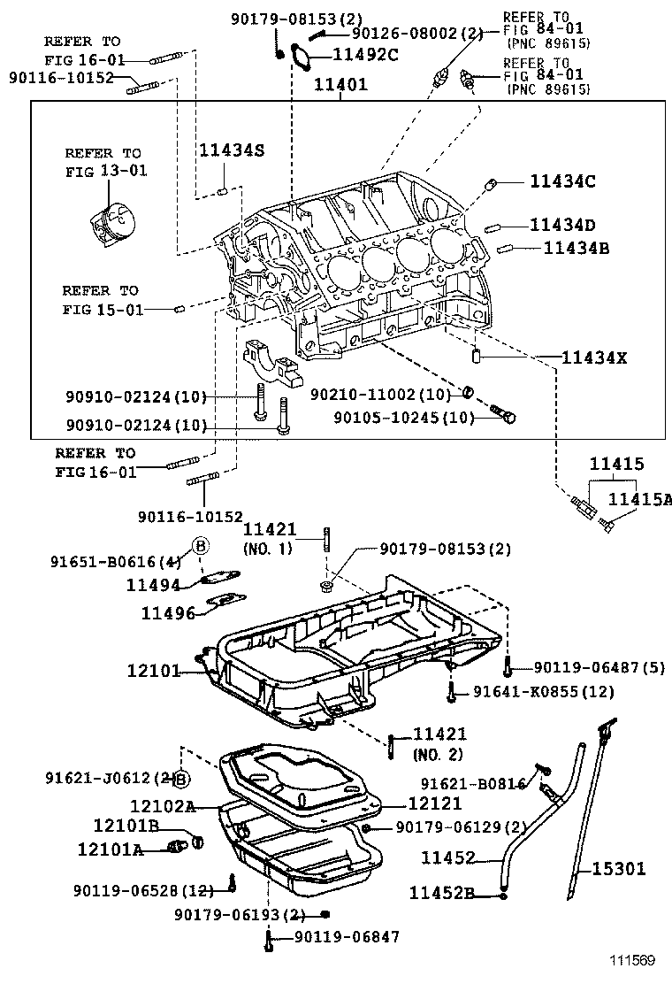  CROWN CROWN MAJESTA |  CYLINDER BLOCK