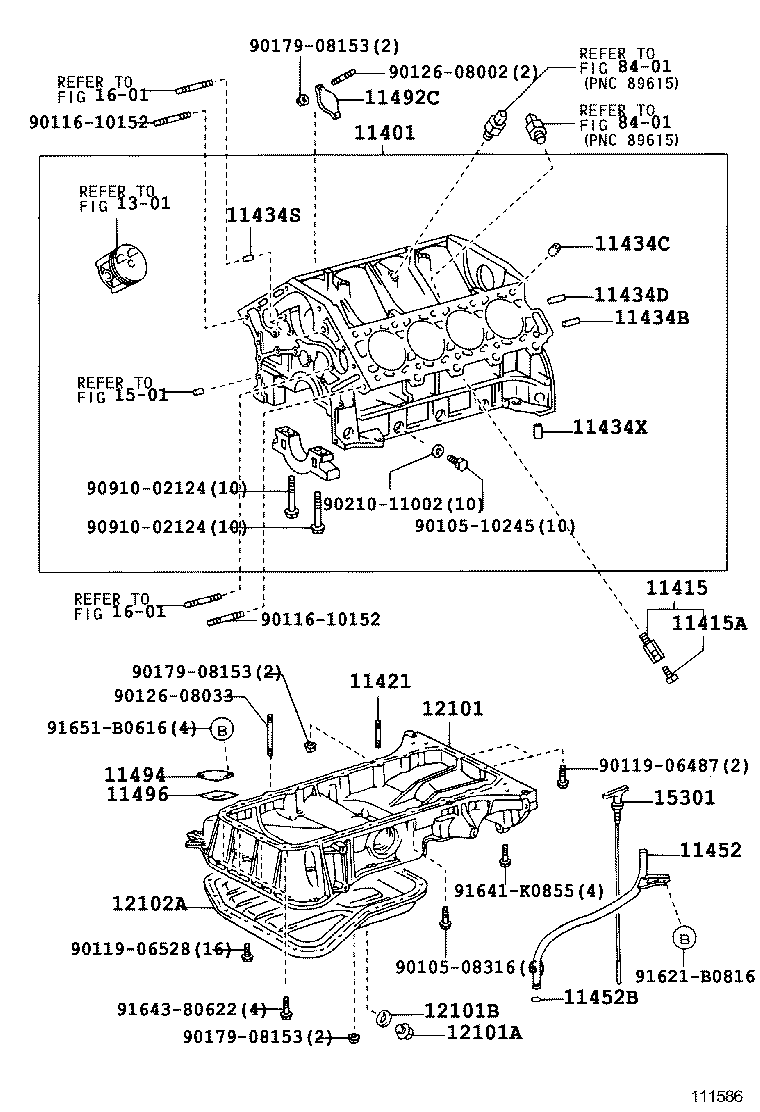  CROWN CROWN MAJESTA |  CYLINDER BLOCK
