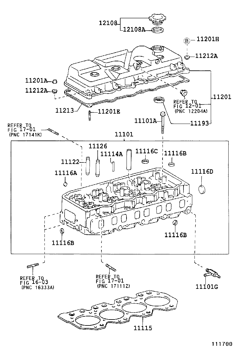  DYNA TOYOACE |  CYLINDER HEAD