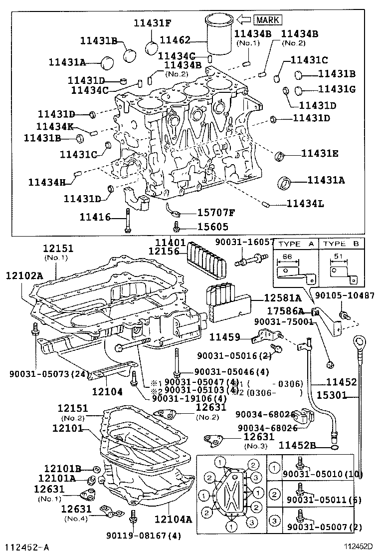 DYNA TOYOACE |  CYLINDER BLOCK