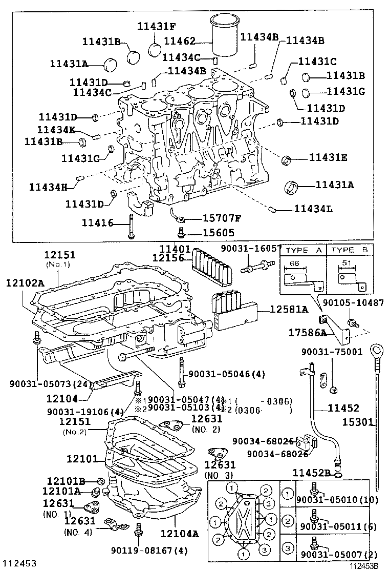  DYNA TOYOACE |  CYLINDER BLOCK