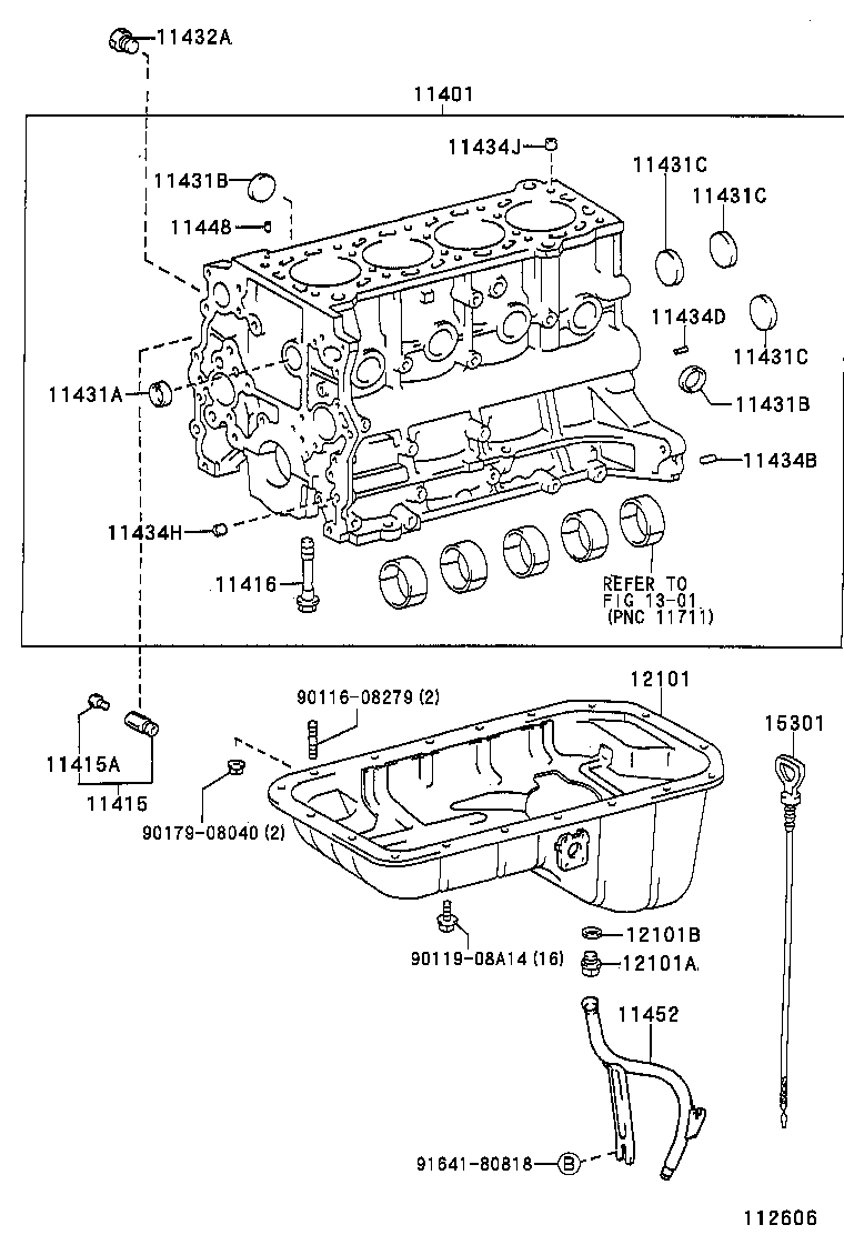  DYNA TOYOACE |  CYLINDER BLOCK