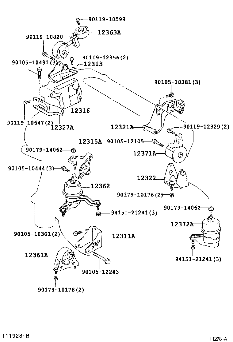  HARRIER |  MOUNTING