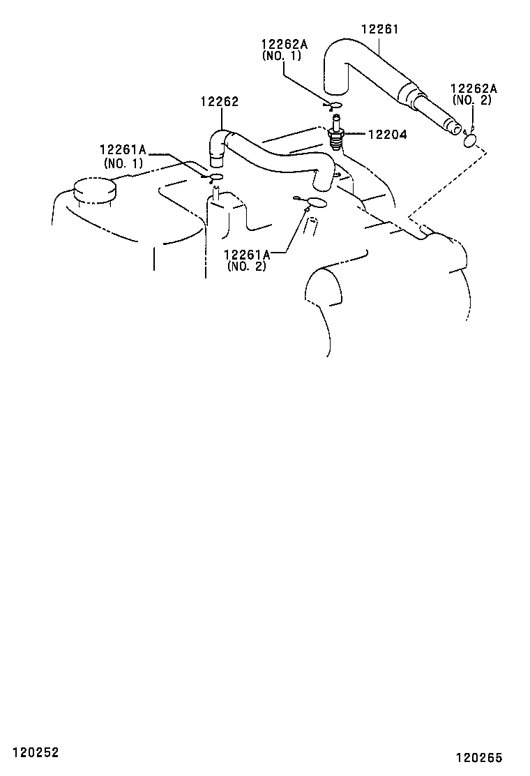  HILUX SURF |  VENTILATION HOSE