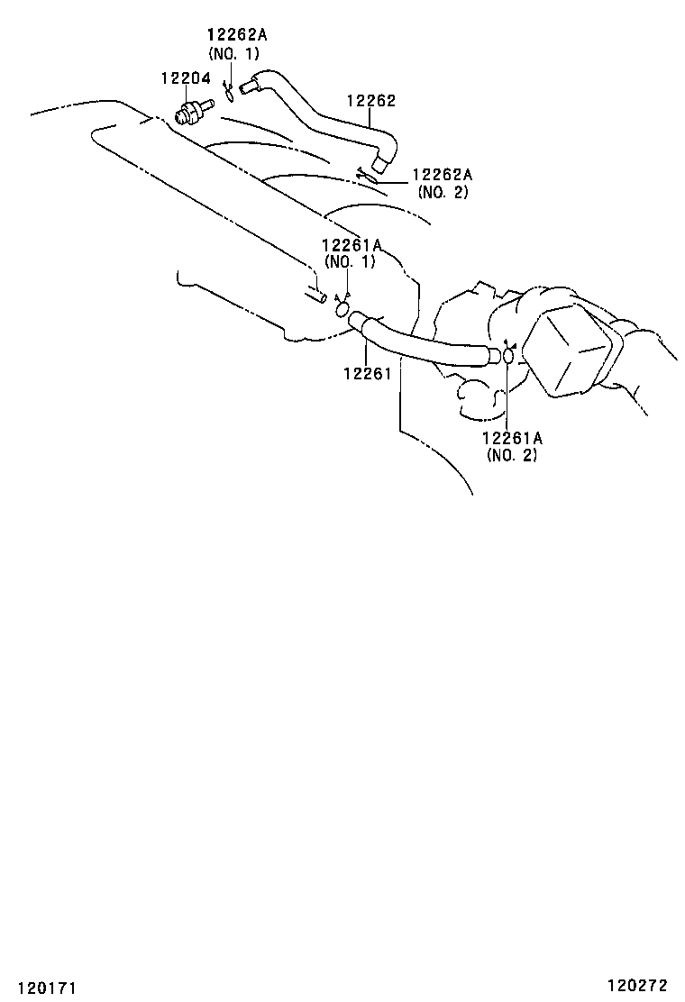  HARRIER |  VENTILATION HOSE