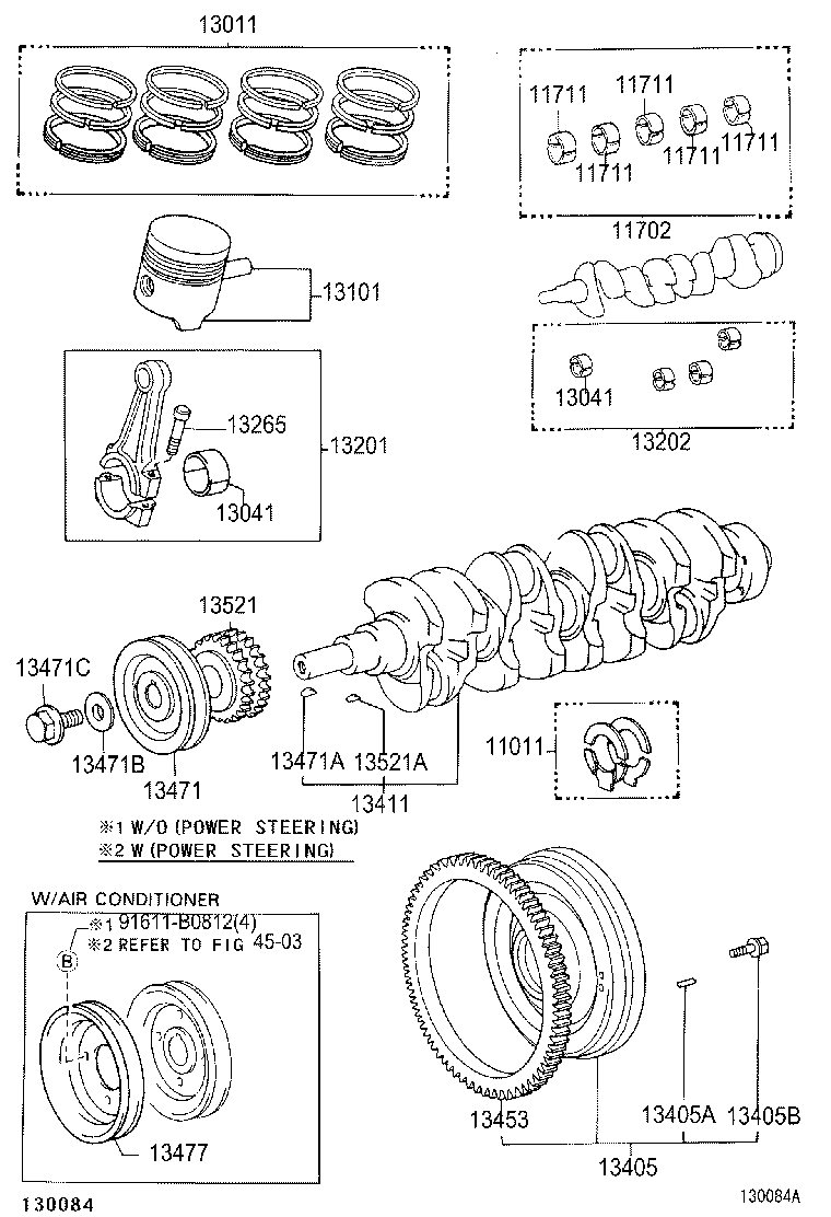  LITE TOWNACE NOAH V |  CRANKSHAFT PISTON