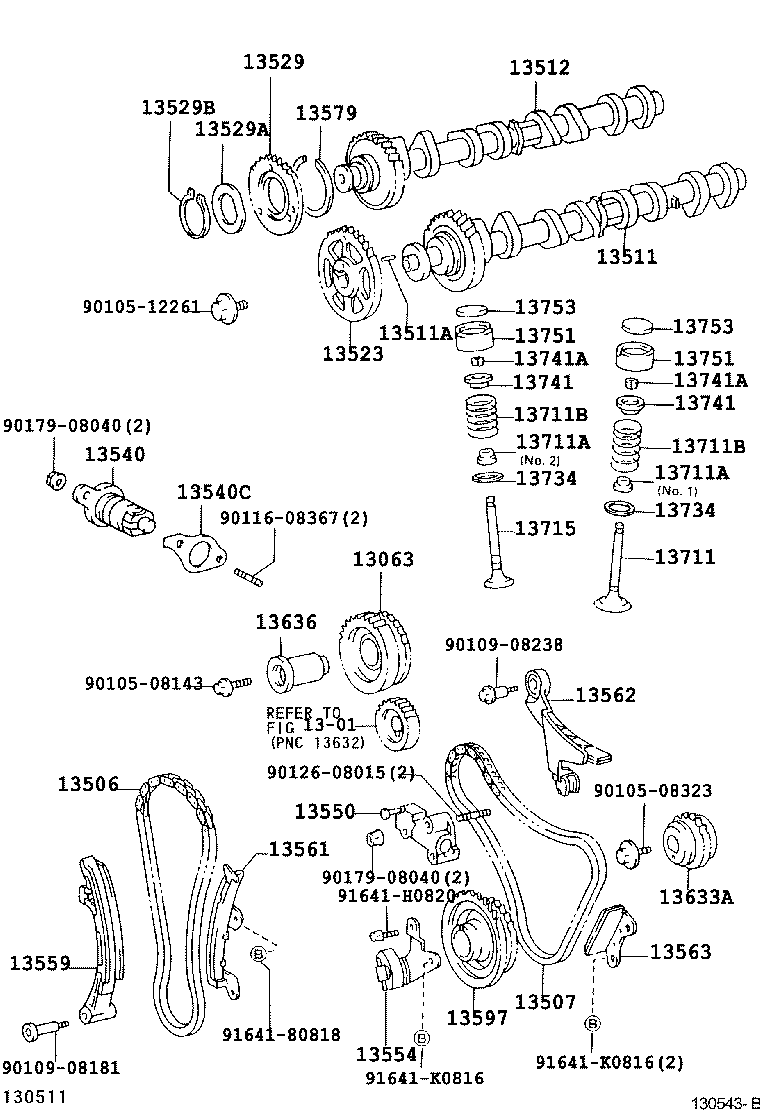  HILUX SURF |  CAMSHAFT VALVE