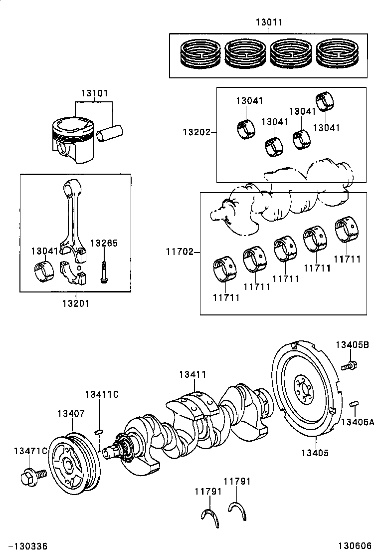  PRIUS |  CRANKSHAFT PISTON