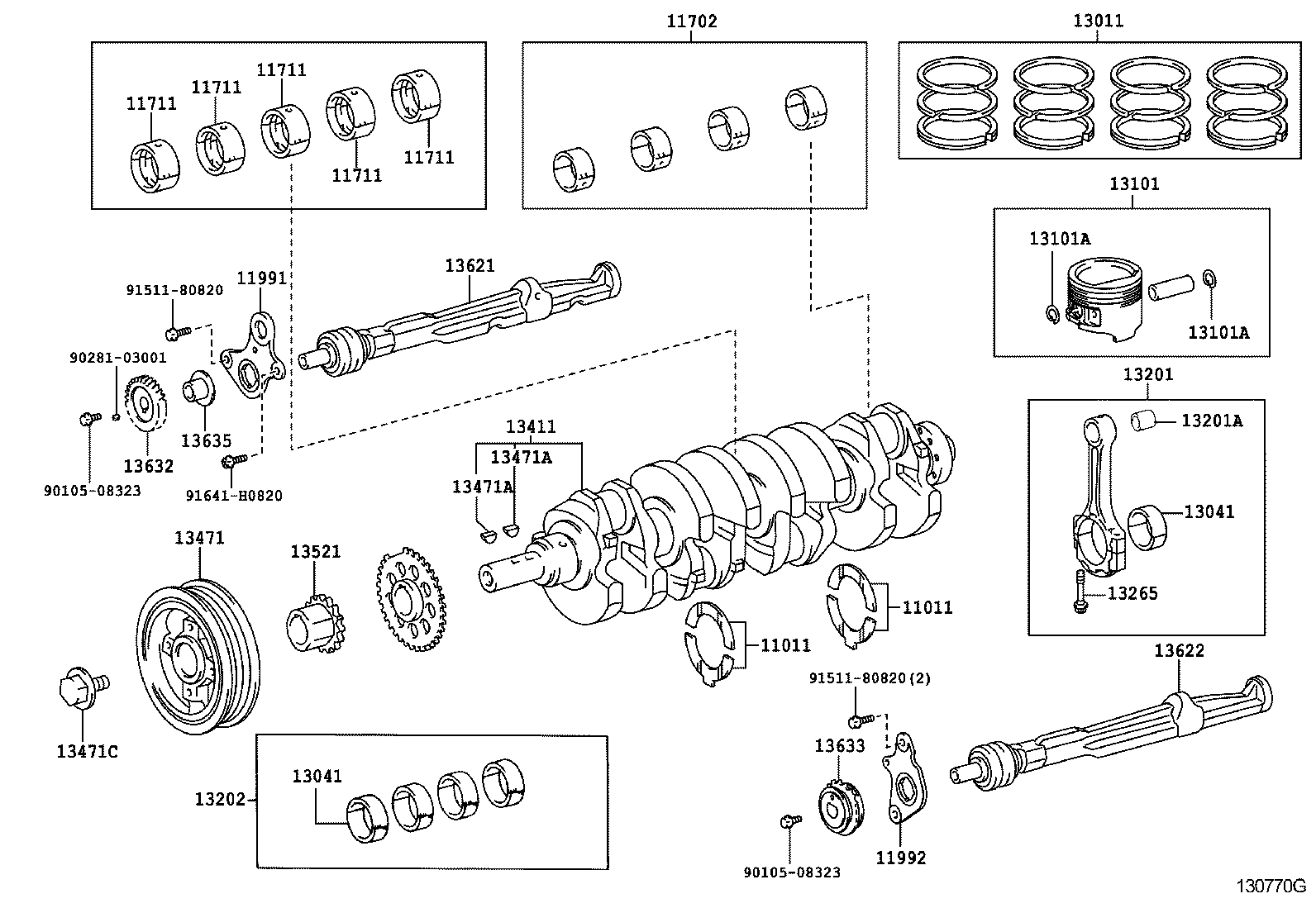  HILUX SURF |  CRANKSHAFT PISTON