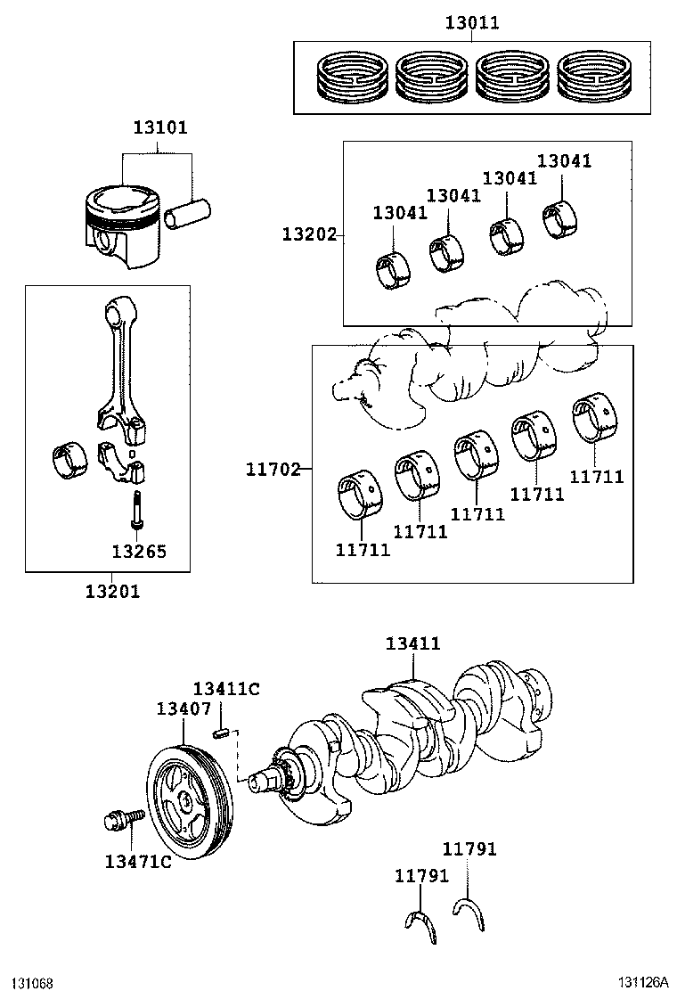  AURIS |  CRANKSHAFT PISTON