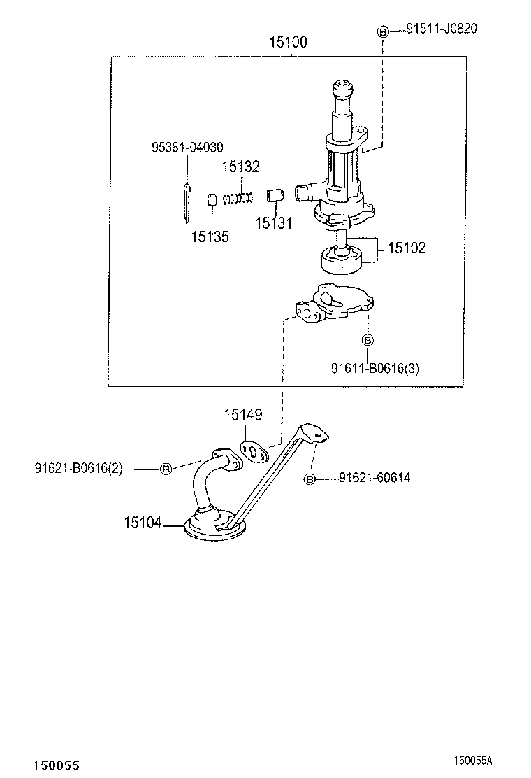  LITE TOWNACE NOAH V |  ENGINE OIL PUMP