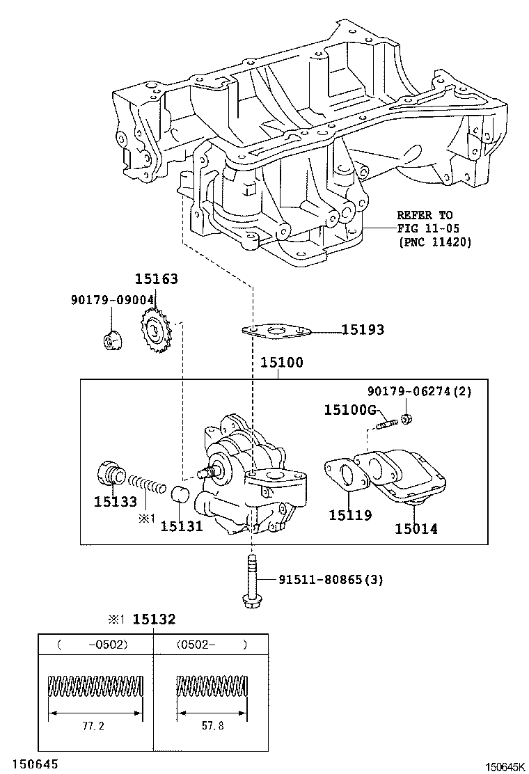  HARRIER |  ENGINE OIL PUMP