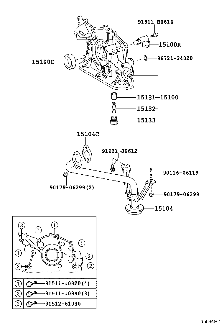  HILUX SURF |  ENGINE OIL PUMP