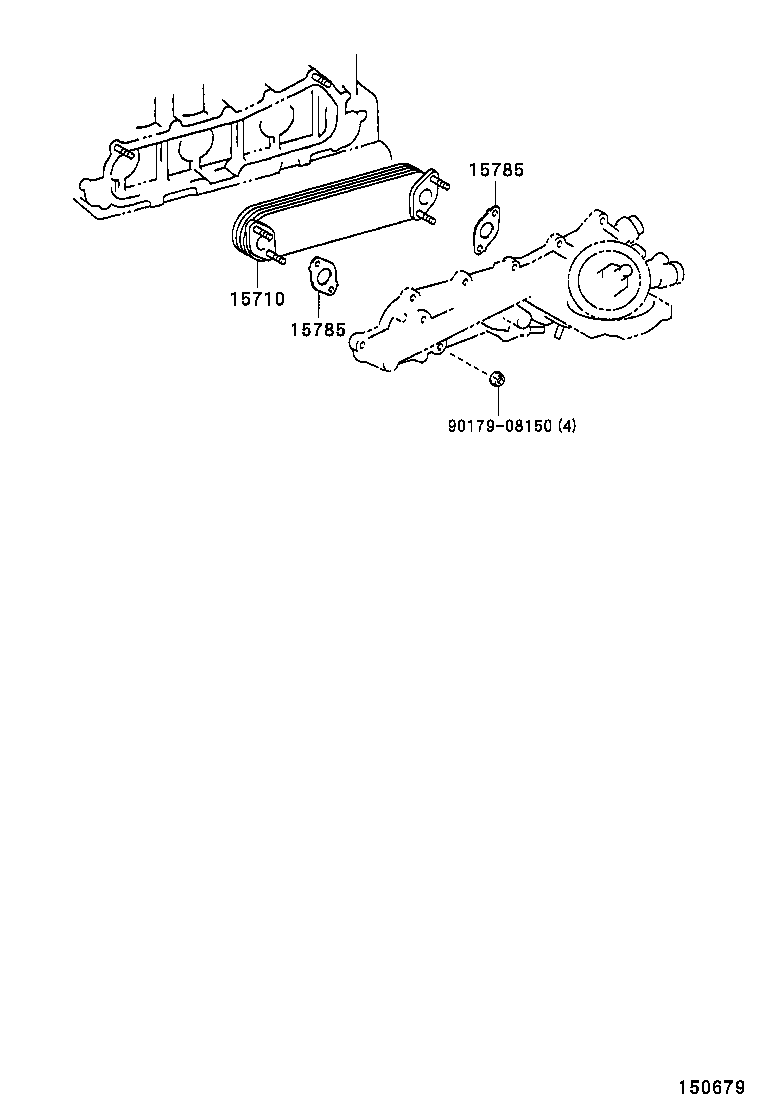  HILUX SURF |  ENGINE OIL COOLER