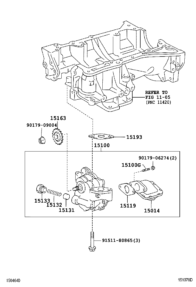  CAMRY |  ENGINE OIL PUMP