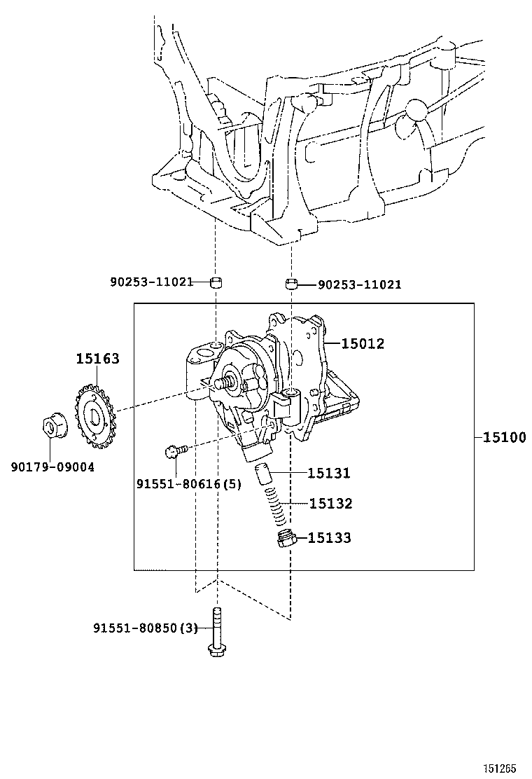  PRIUS PLUG IN LEASE |  ENGINE OIL PUMP