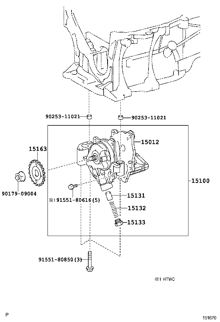  AURIS |  ENGINE OIL PUMP