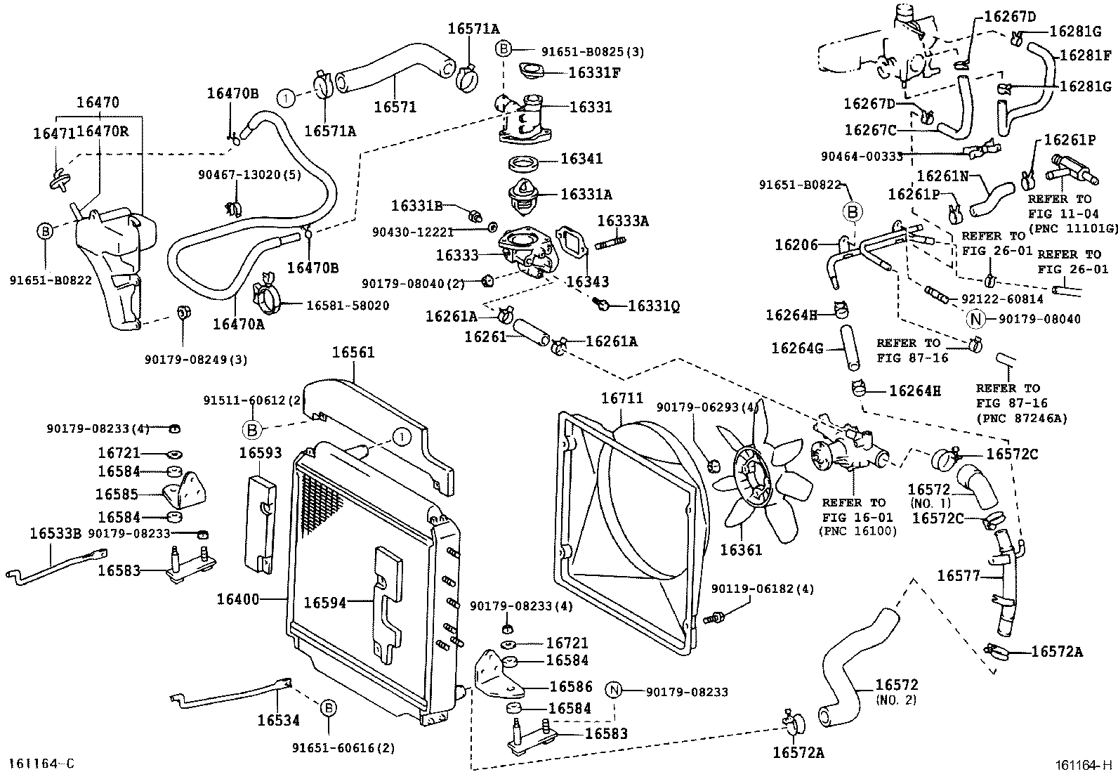  DYNA TOYOACE |  RADIATOR WATER OUTLET