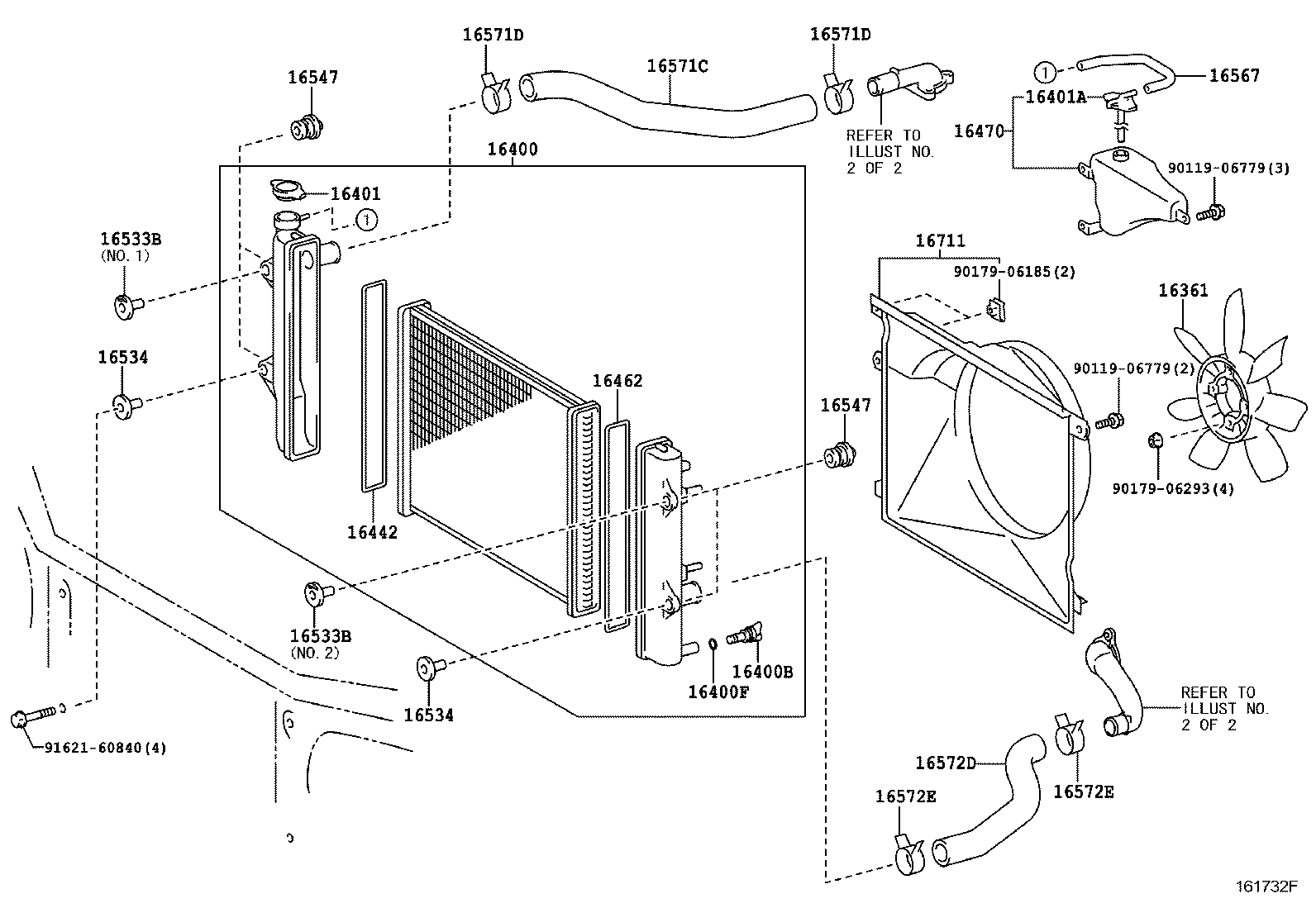  HILUX SURF |  RADIATOR WATER OUTLET