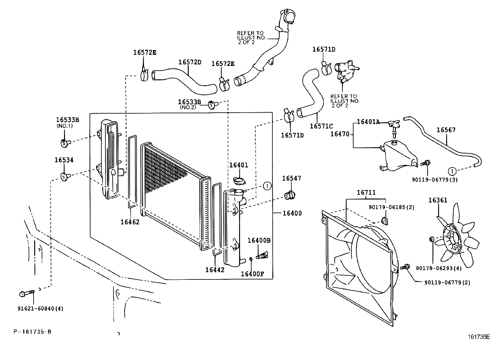  HILUX SURF |  RADIATOR WATER OUTLET