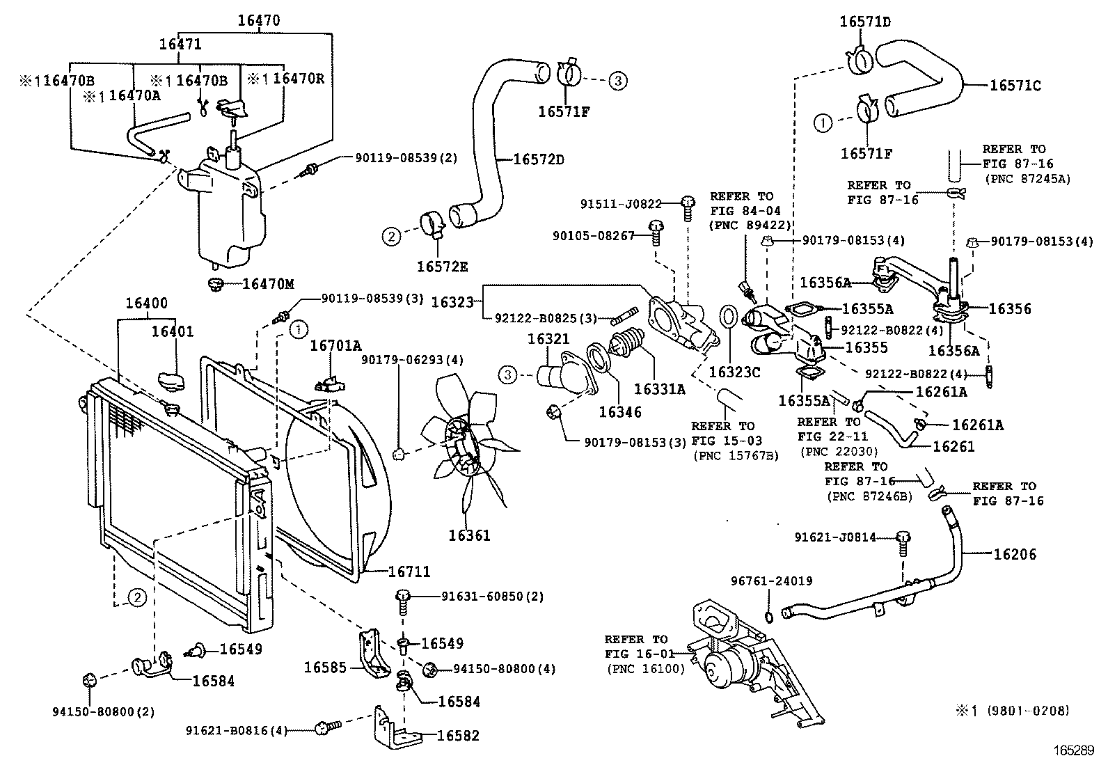  LAND CRUISER 100 |  RADIATOR WATER OUTLET