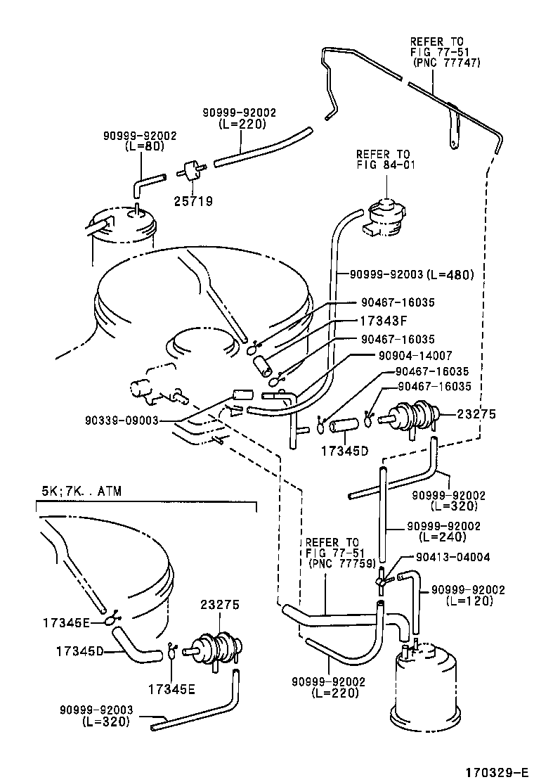  LITE TOWNACE NOAH V |  VACUUM PIPING
