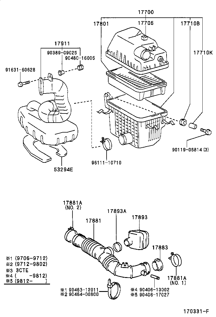  LITE TOWNACE NOAH V |  AIR CLEANER