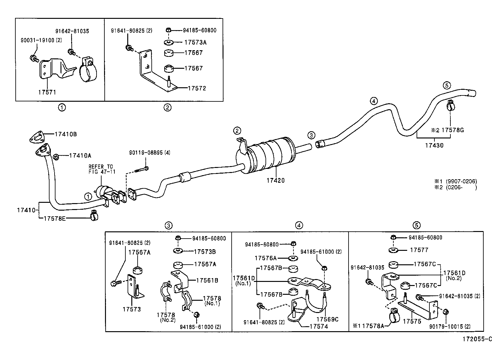  DYNA TOYOACE |  EXHAUST PIPE