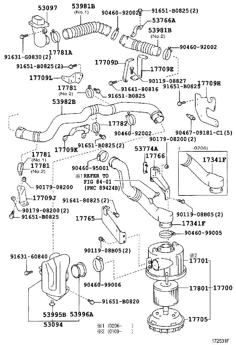  DYNA TOYOACE |  AIR CLEANER
