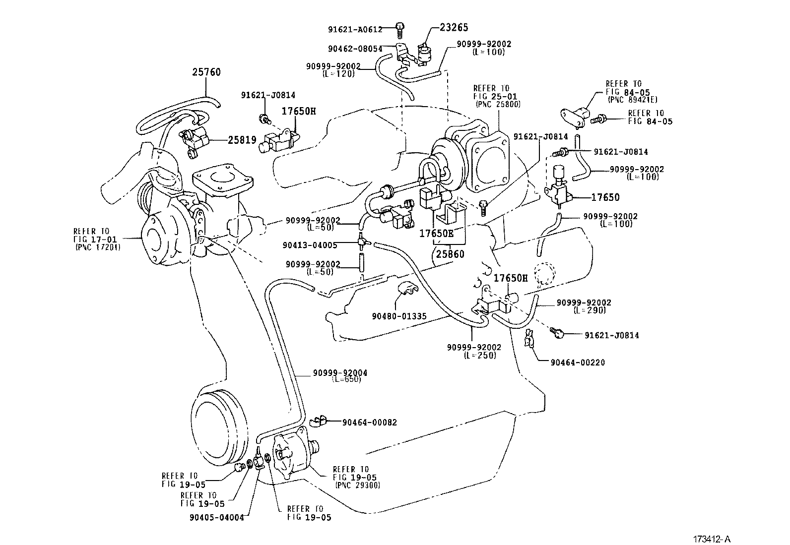  LAND CRUISER 100 |  VACUUM PIPING