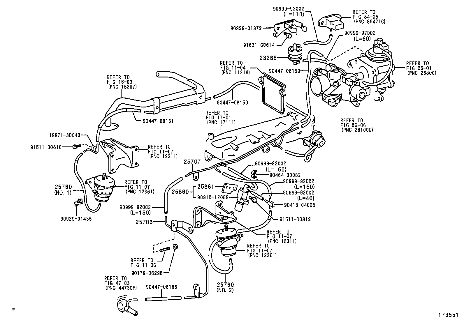  HILUX SURF |  VACUUM PIPING