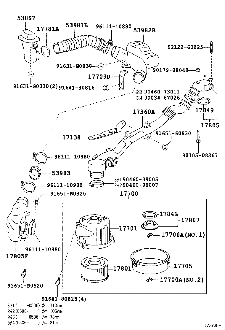  DYNA TOYOACE |  AIR CLEANER