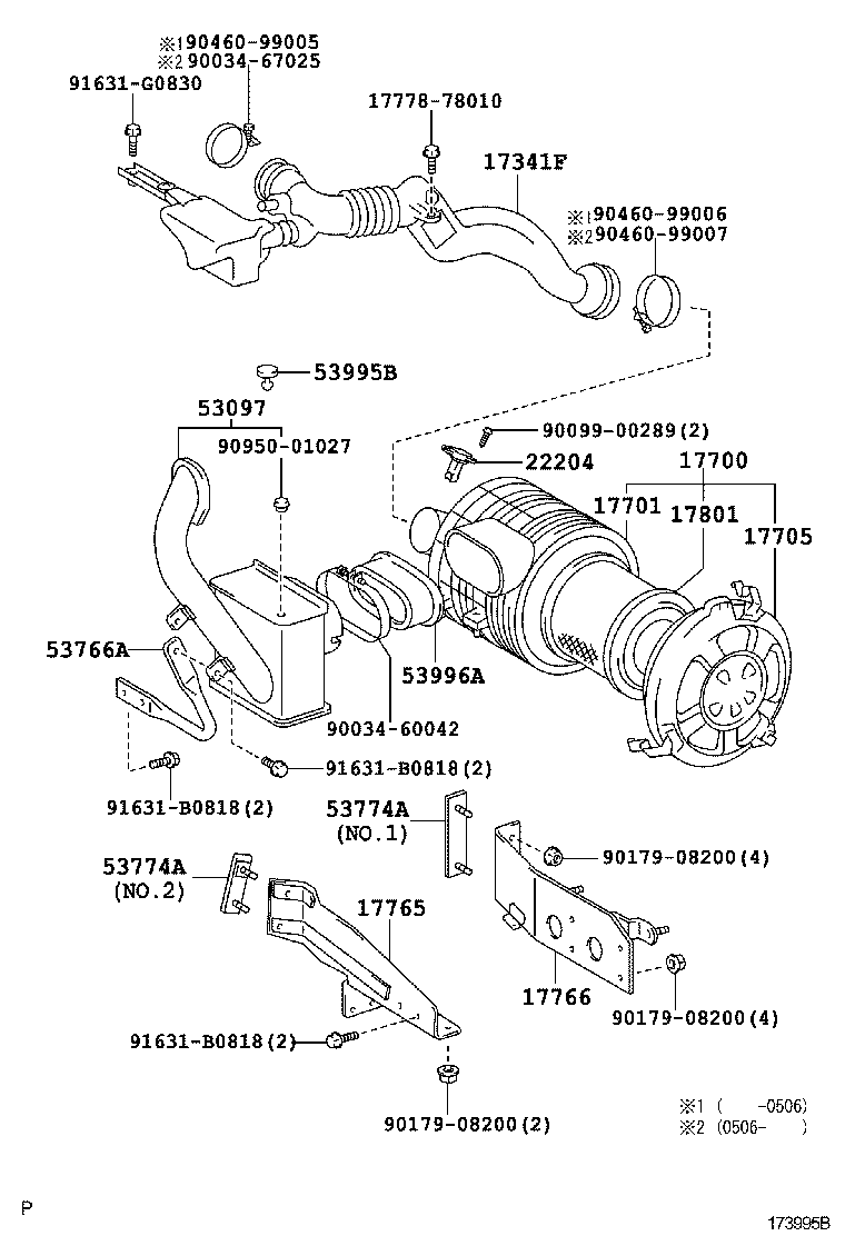 DYNA TOYOACE |  AIR CLEANER