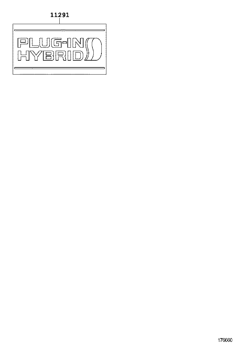  PRIUS PLUG IN LEASE |  CAUTION PLATE NAME PLATE ENGINE