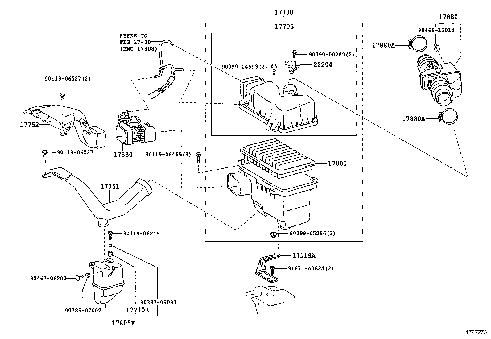  HARRIER |  AIR CLEANER